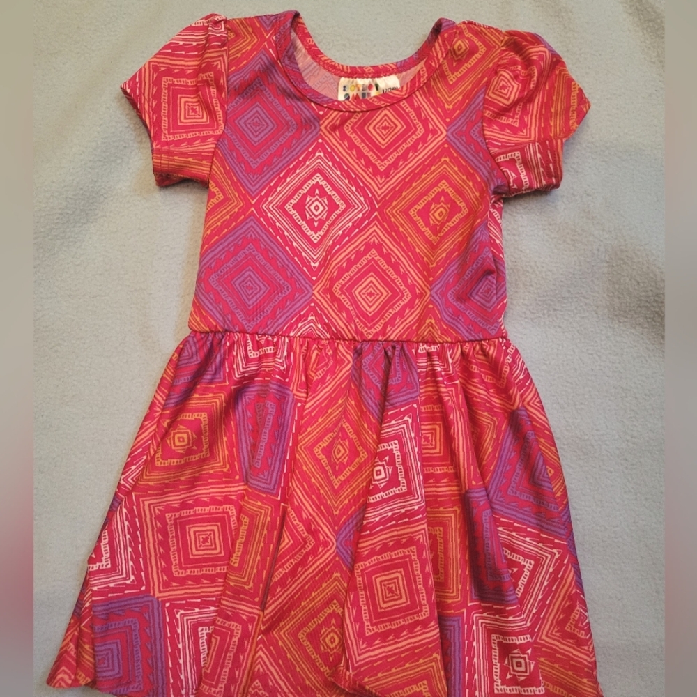 (2/$15) Dot Dot Smile, Pink Dress 12-24M